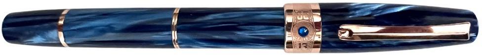 Montegrappa Legacy Extra Grande Celluloid Blue Fountain Pen
